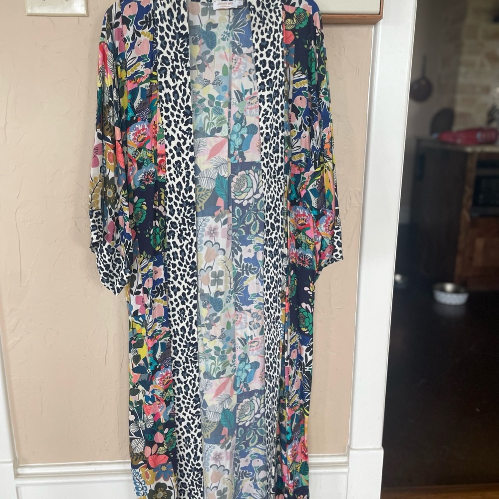 Johnny was swimsuit cover-up kimono